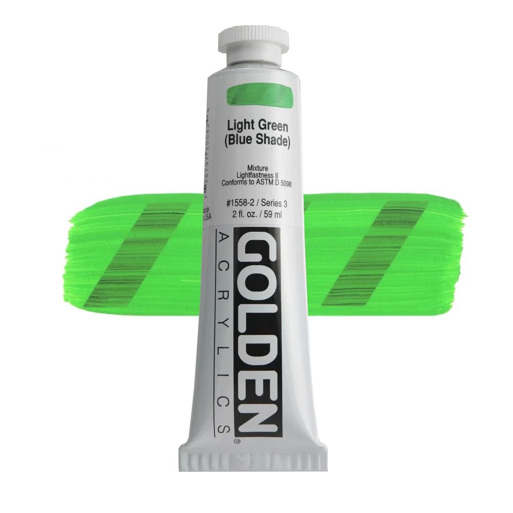 GOLDEN アクリリックヘビーボディ 59ml 1558 ライトグリーンブルーシェード