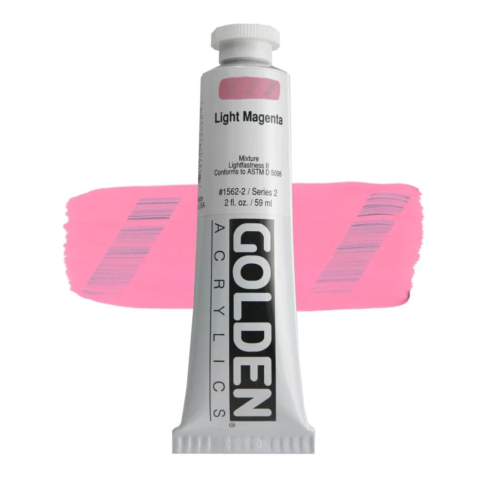 GOLDEN アクリリックヘビーボディ 59ml 1562 ライトマゼンタ