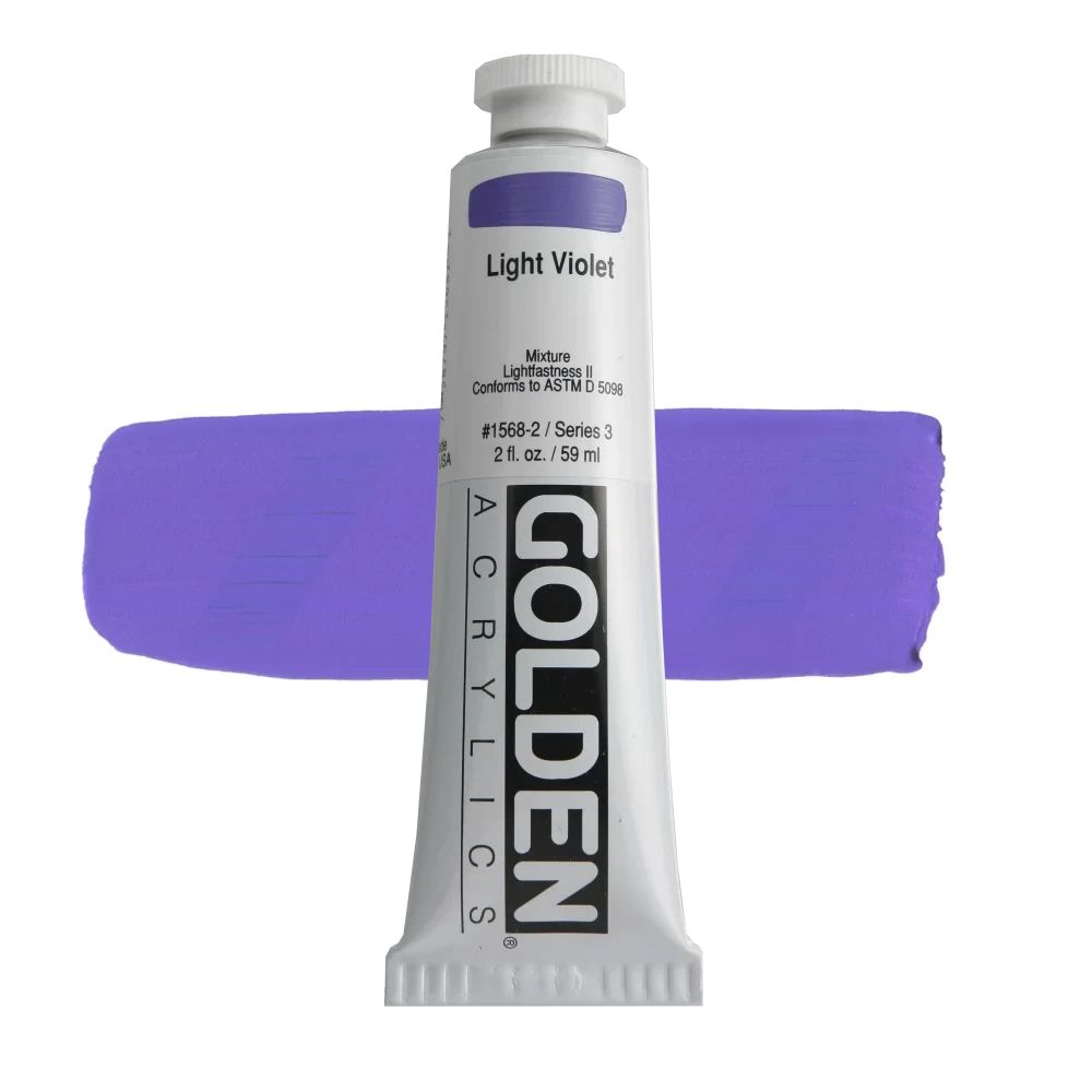 GOLDEN アクリリックヘビーボディ 59ml 1568 ライトバイオレット