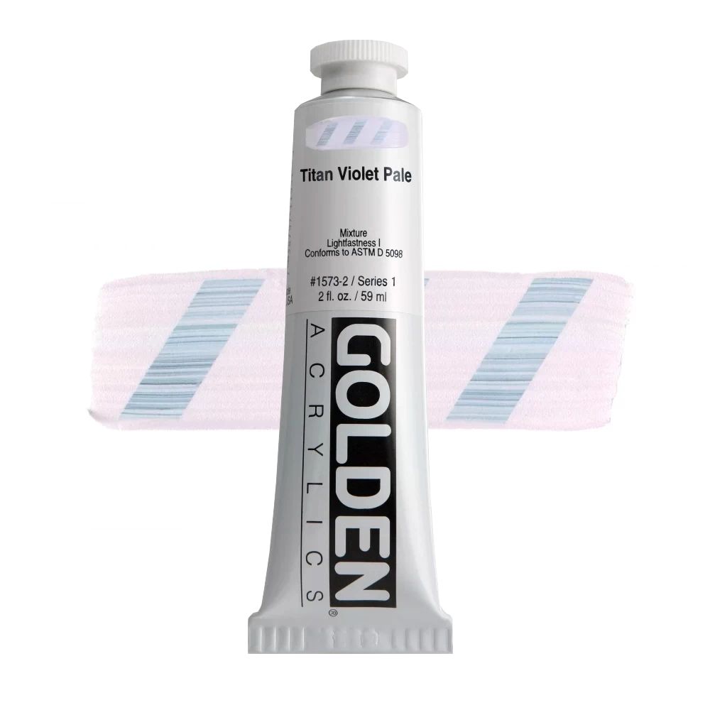 GOLDEN アクリリックヘビーボディ 59ml 1573 チタンバイオレットペール