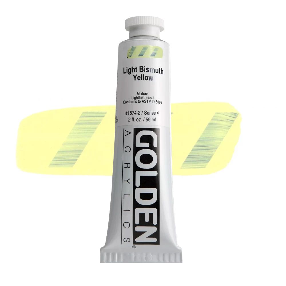 GOLDEN アクリリックヘビーボディ 59ml 1574 ライトビスマスイエロー