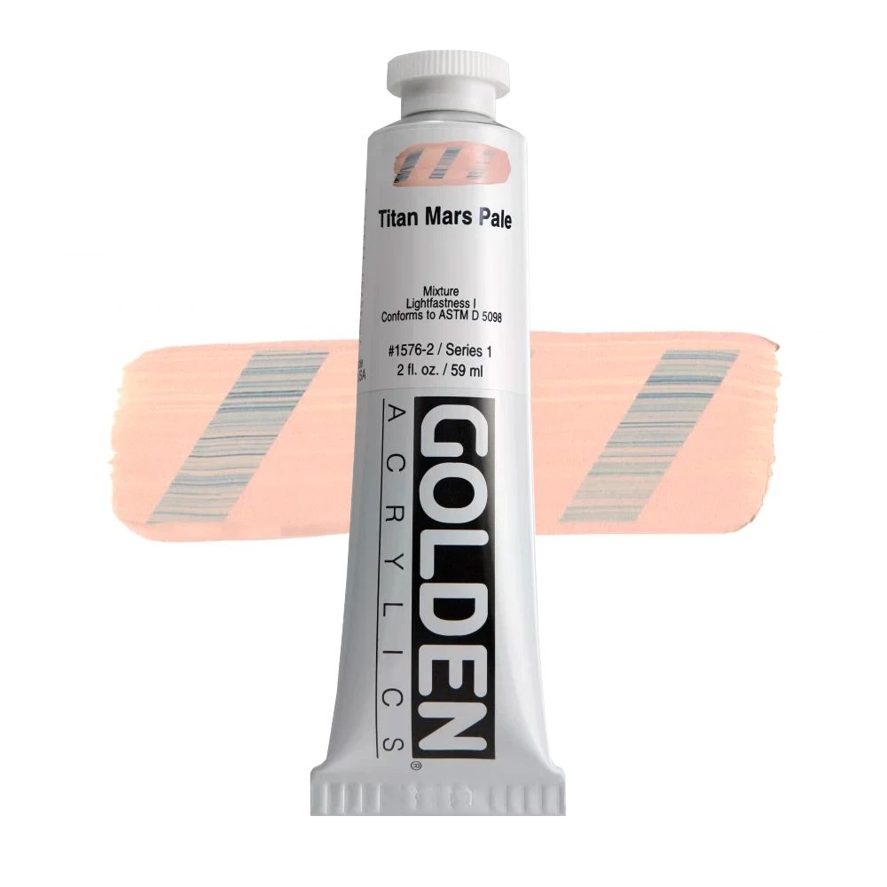 GOLDEN アクリリックヘビーボディ 59ml 1576 チタンマースペール
