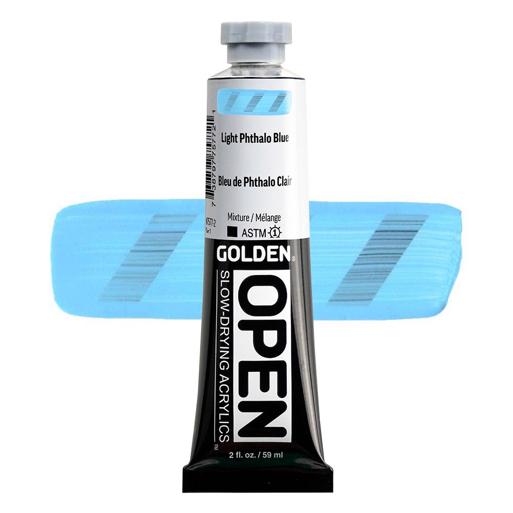 GOLDEN オープンアクリリックス 59ml 7577 ライトフタロブルー