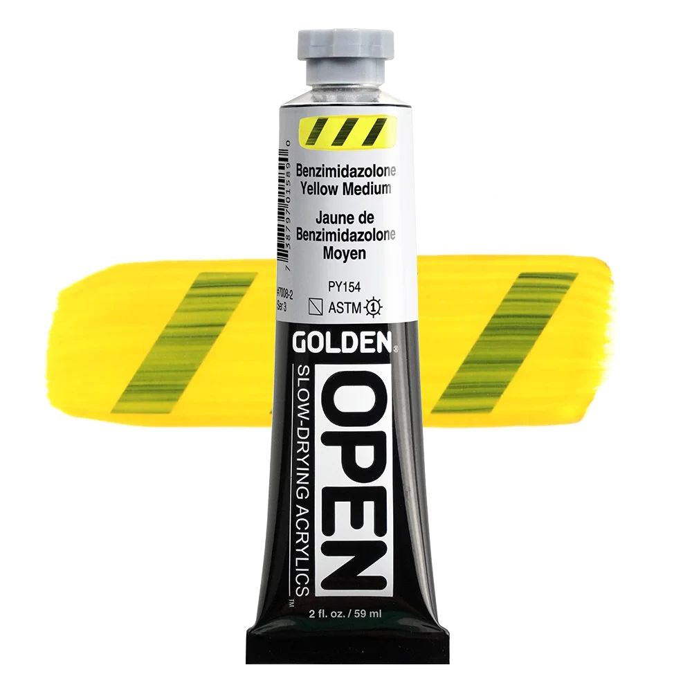 GOLDEN オープンアクリリックス 59ml 7008 ベンズイミダゾロンイエローミディアム