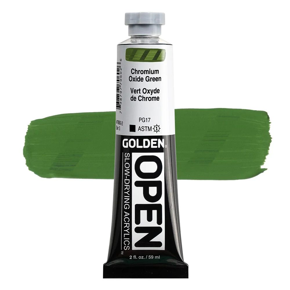 GOLDEN オープンアクリリックス 59ml 7060 クロミウムオキサイドグリーン