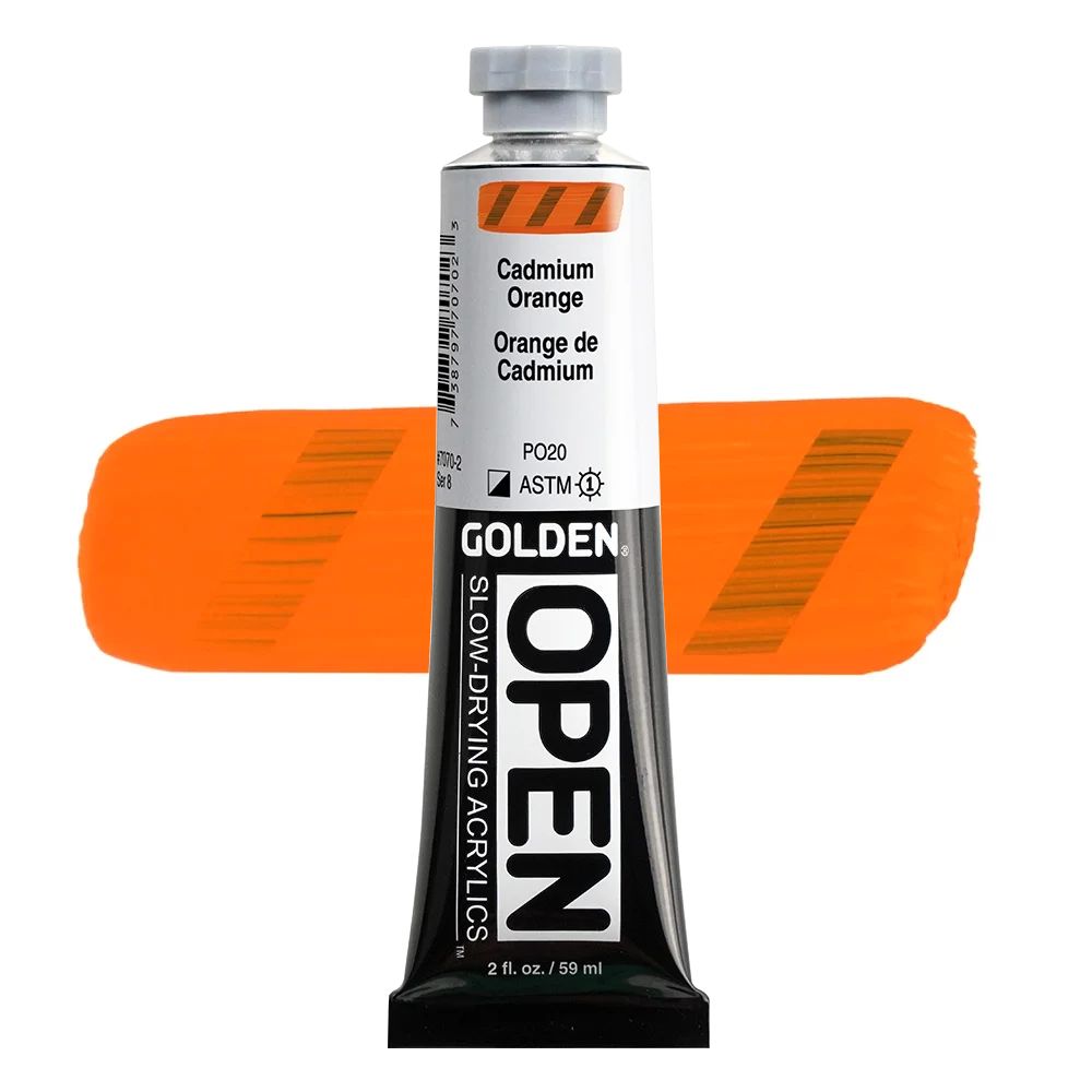 GOLDEN オープンアクリリックス 59ml 7070 カドミウムオレンジ