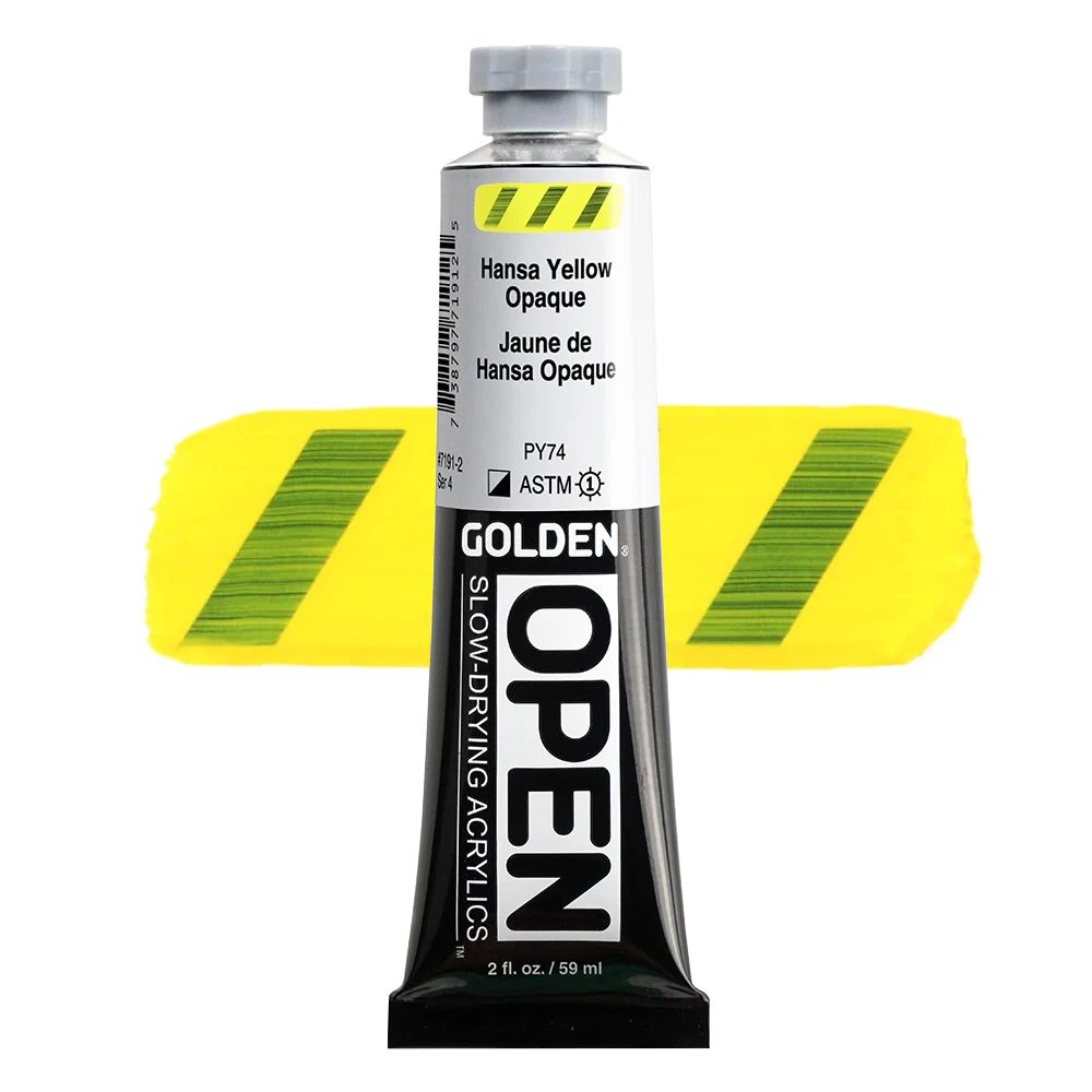 GOLDEN オープンアクリリックス 59ml 7191 ハンザイエローオペーク