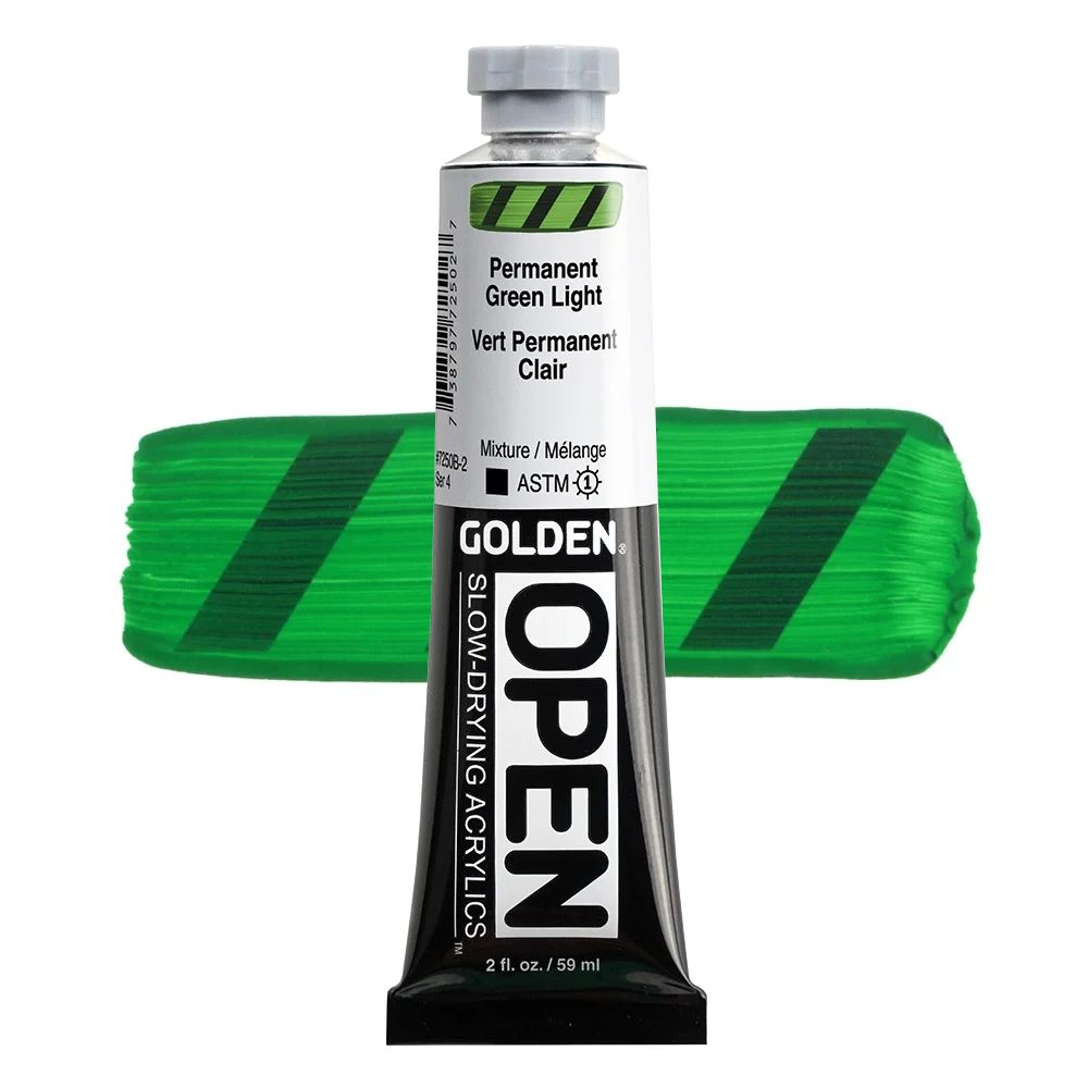 GOLDEN オープンアクリリックス 59ml 7250 パーマネントグリーンライト