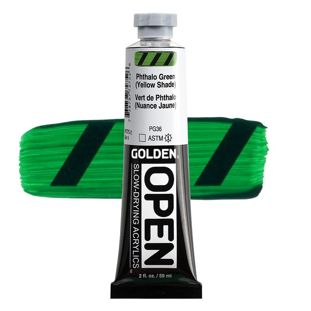 GOLDEN オープンアクリリックス 59ml 7275 フタログリーン(イエローシェード)