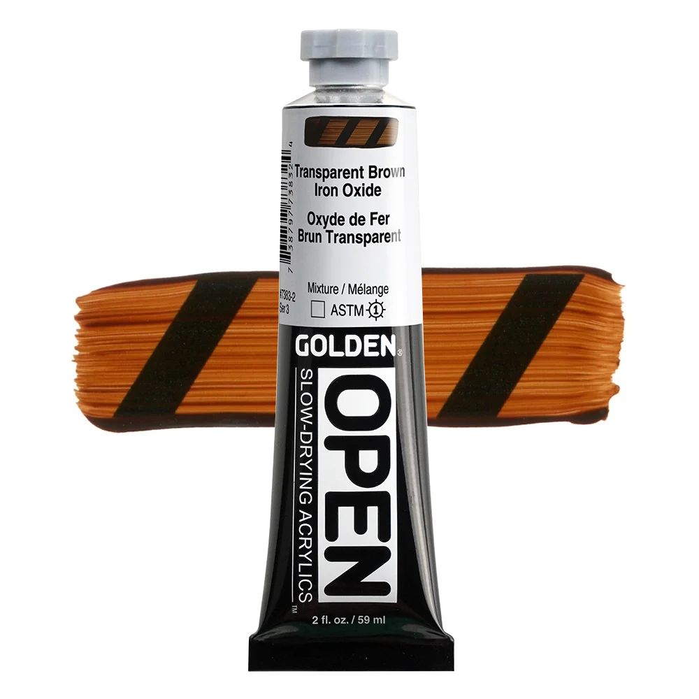GOLDEN オープンアクリリックス 59ml 7383 TPブラウンアイアンオキサイド