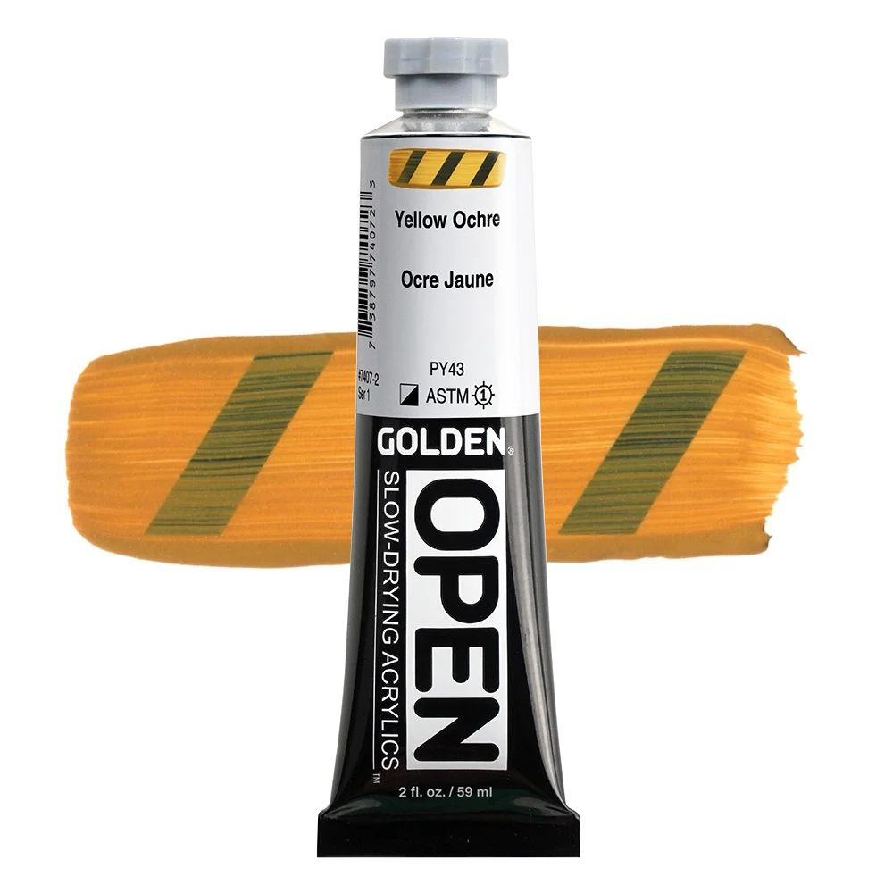 GOLDEN オープンアクリリックス 59ml 7407 イエローオーカー