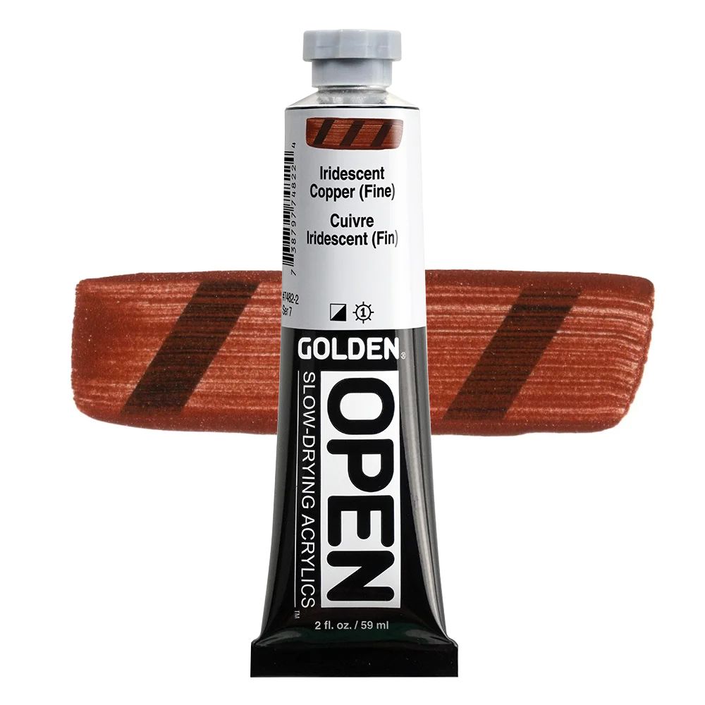 GOLDEN オープンアクリリックス 59ml 7482 イリデッセントコパー(ファイン)