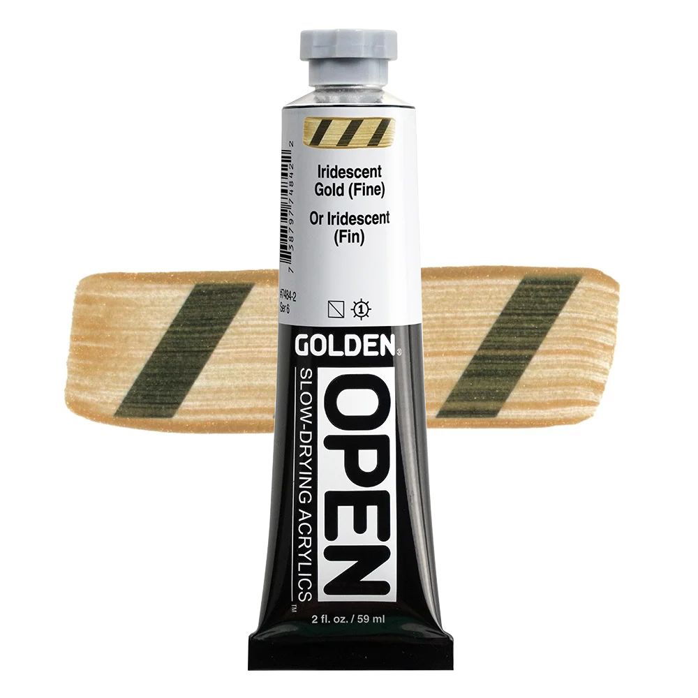 GOLDEN オープンアクリリックス 59ml 7484 イリデッセントゴールド(ファイン)