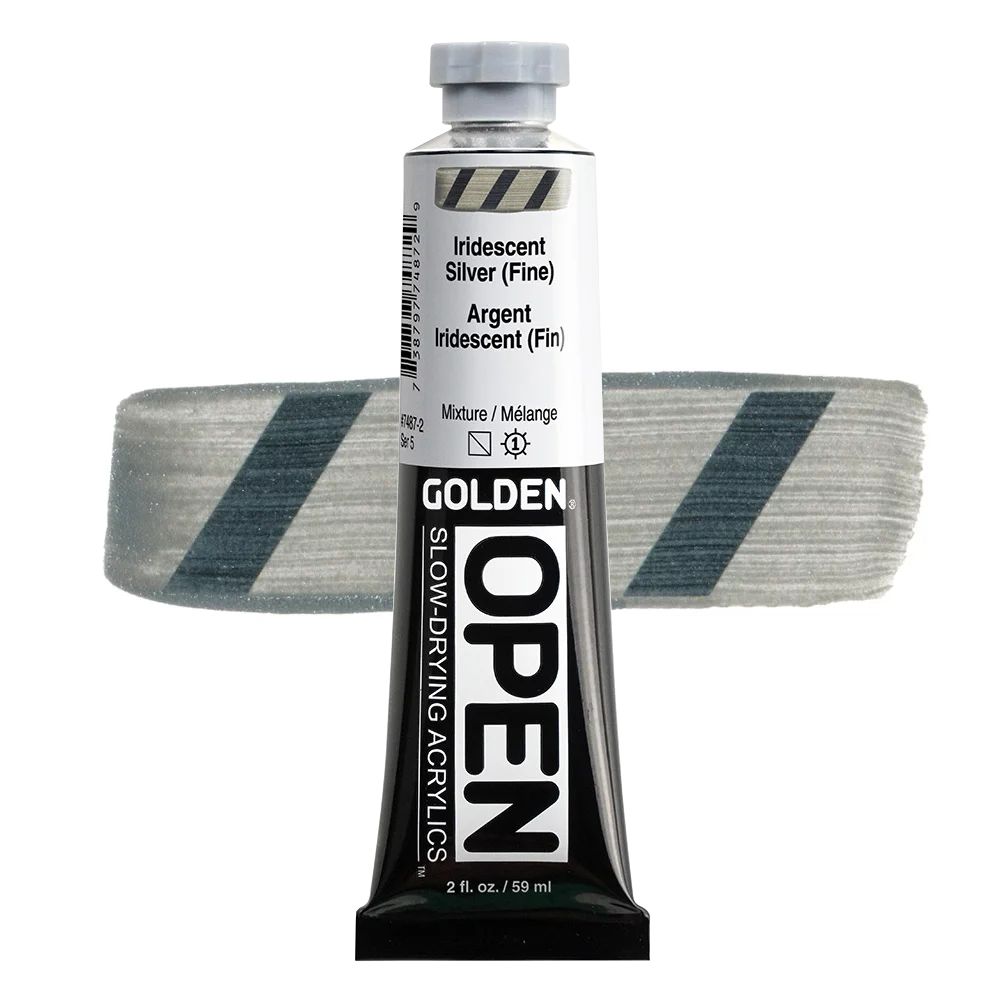 GOLDEN オープンアクリリックス 59ml 7487 イリデッセントシルバー(ファイン)