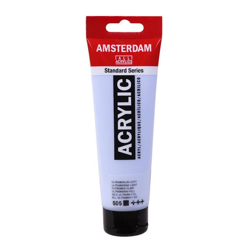 アムステルダムアクリリックカラー20ml #505 ウルトラマリンライト