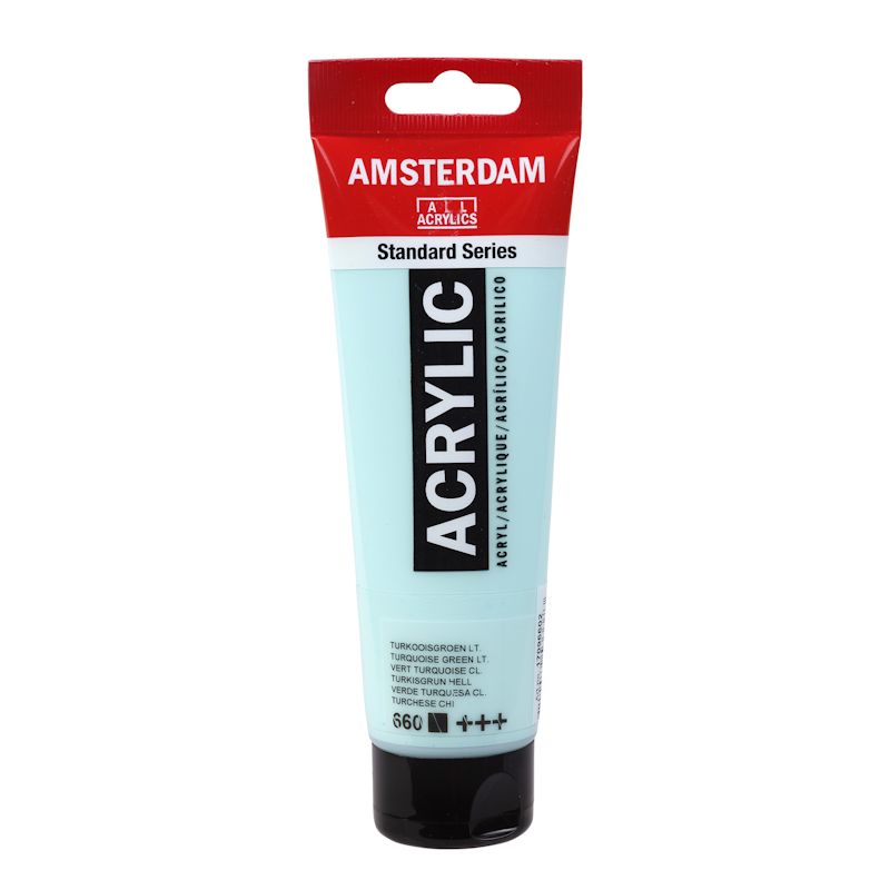 アムステルダムアクリリックカラー20ml #660 ターコイズグリーンライト