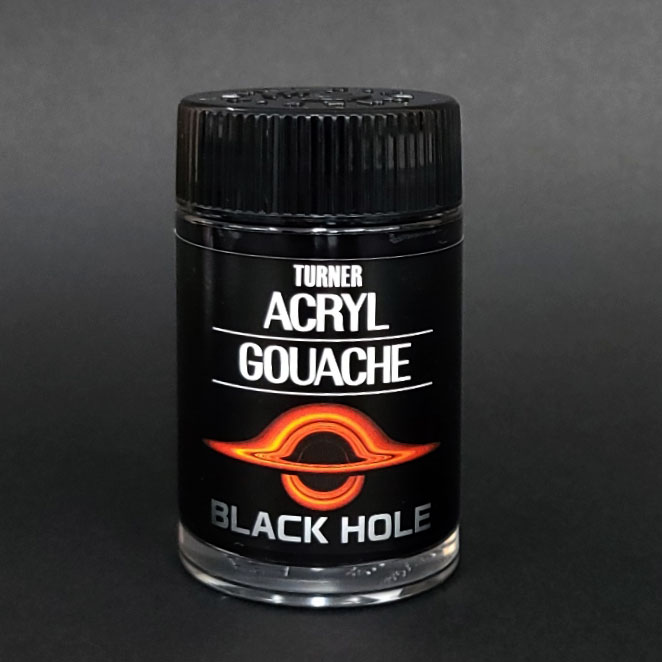 ターナーアクリルガッシュ ブラックホール 40ml