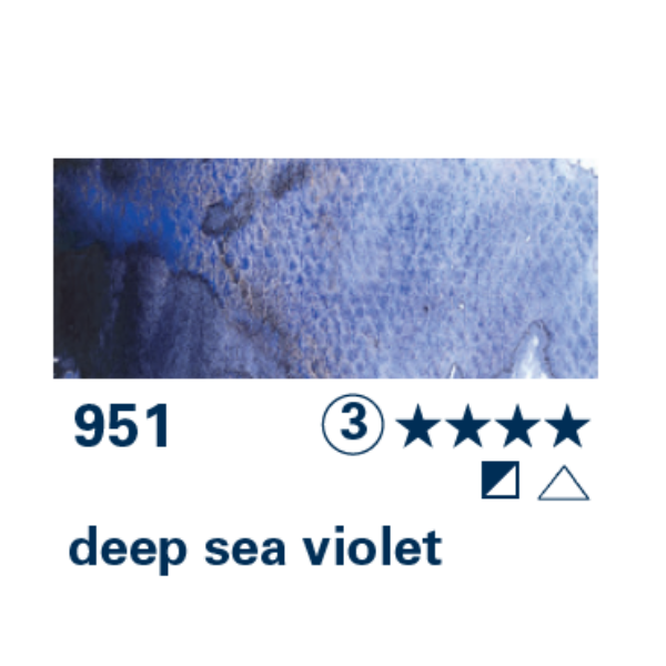 ホラダム水彩スーパーグラニュレーティングカラー951ディープシーバイオレット(5ml)