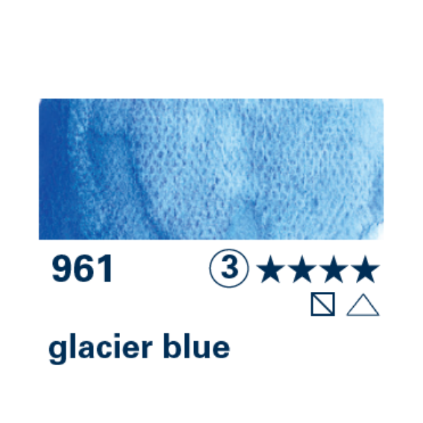 ホラダム水彩スーパーグラニュレーティングカラー961グレイシャーブルー(5ml)