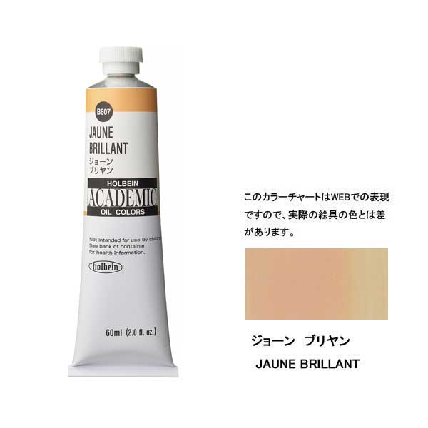 ホルベイン油絵具 ACADEMIC  B607 ジョンブリアン 【60ml×3本入】
