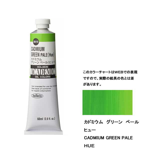 ホルベイン油絵具 ACADEMIC  B619 カドミウムペールH 【60ml×3本入】
