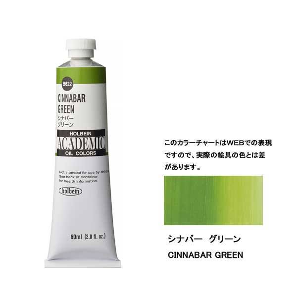 ホルベイン油絵具 ACADEMIC B522 シナバーグリーン 【160ml】