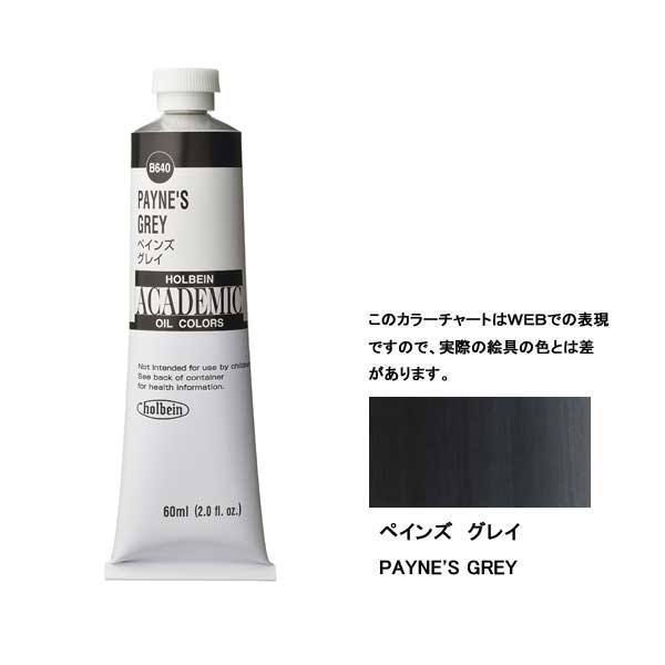 ホルベイン油絵具 ACADEMIC B540 ペインズグレイ 【160ml】
