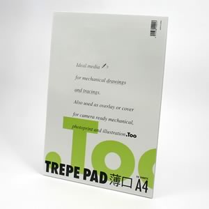 Too トレペパッド 薄口 <40g> 50枚綴り