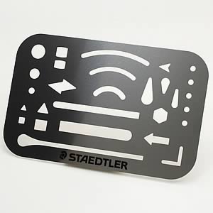 STEADTLER ステンレス字消し板 529 50