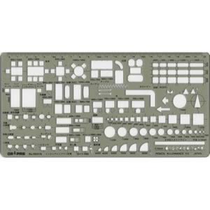 E501N インテリアレイアウト定規 1:100