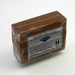 モデリングクレイ プラスタリーナ  (BROWN)