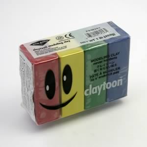 クレイトーン(モデリングクレイ) 4色セット プライマリー