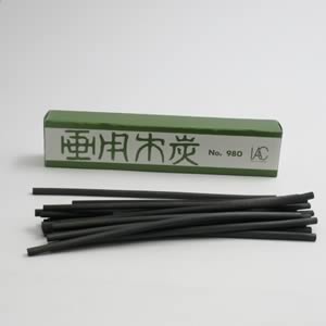 伊研木炭 No.980 ミズキ 細軸 20本