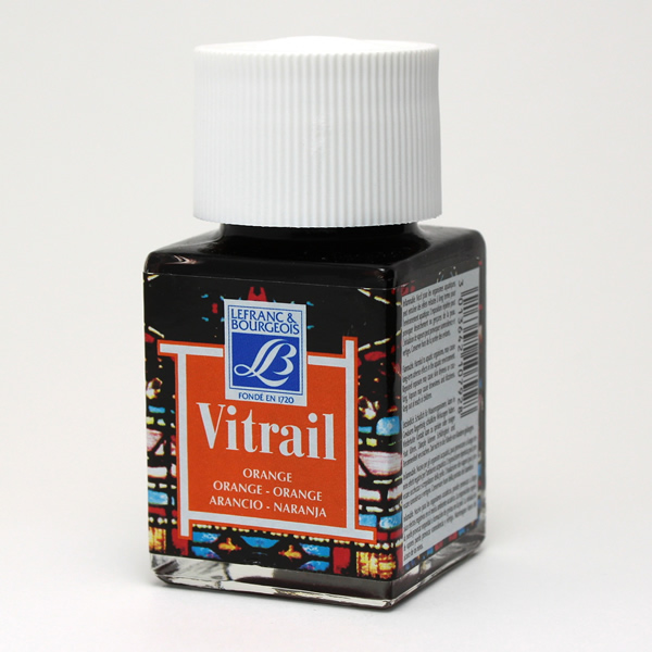 ガラス絵用透明絵具ヴィトレイル オレンジ (50ml)