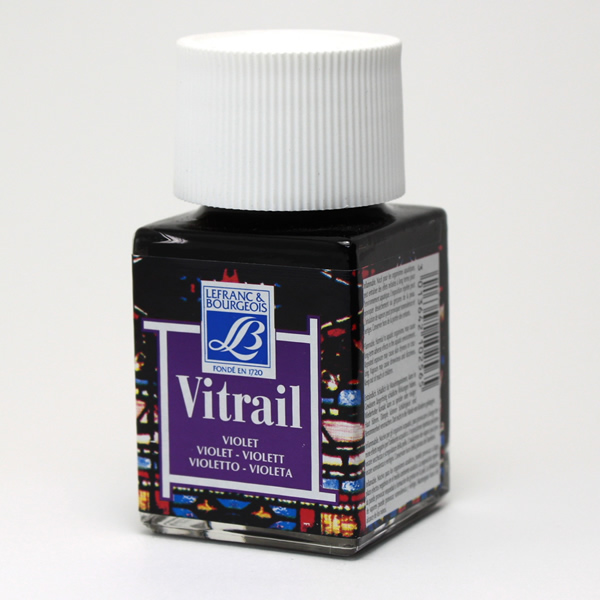ガラス絵用透明絵具ヴィトレイル バイオレット (50ml)