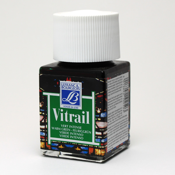 ガラス絵用透明絵具ヴィトレイル ウォームグリーン (50ml)
