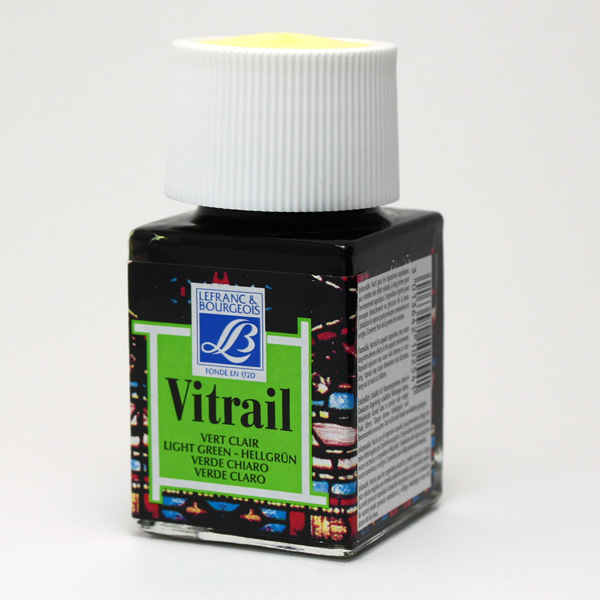 ガラス絵用透明絵具ヴィトレイル ライトグリーン (50ml)