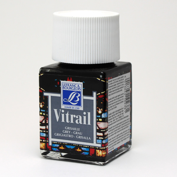 ガラス絵用透明絵具ヴィトレイル グレー (50ml)