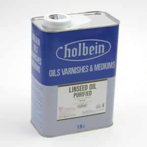 ホルベイン画用液 O102 リンシードオイル 1,800ml