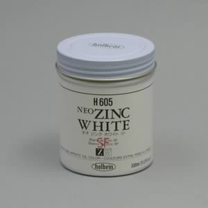 ホルベイン油絵具 H605 ジンクホワイトSF (330ml)