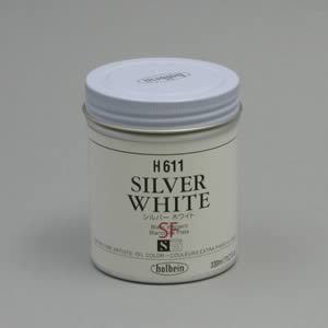 ホルベイン油絵具 H611 シルバーホワイトSF (330ml)