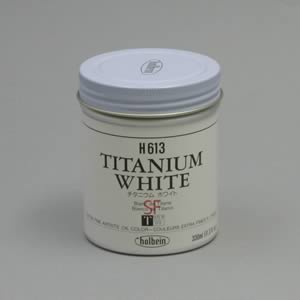 ホルベイン油絵具 H613 チタニウムホワイトSF (330ml)