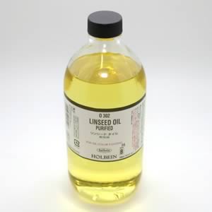 ホルベイン画用液 O302 リンシードオイル 500ml