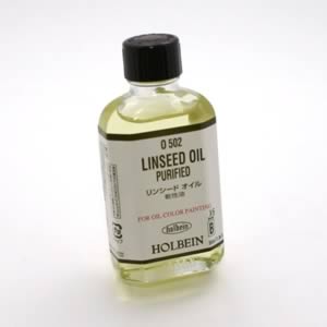ホルベイン画用液 O502 リンシードオイル 55ml