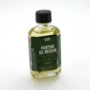 ホルベイン画用液 O531 スペシャルペンチングオイル(リンシードベース) 55ml