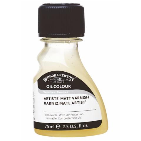 ウィンザー&ニュートン画用液 アーチスト マットバーニッシュ (75ml)