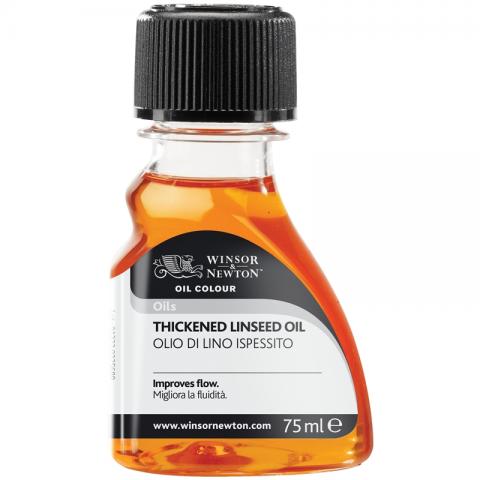 ウィンザー&ニュートン画用液 シックンド リンシードオイル (75ml)