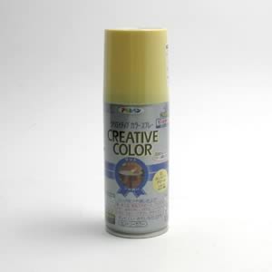 アサヒペン クリエイティブカラースプレー<ツヤなし> 02 カントリークリーム (100ml)