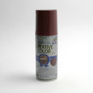 アサヒペン クリエイティブカラースプレー<ツヤなし> 03 ブリックレッド (100ml)