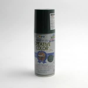アサヒペン クリエイティブカラースプレー<ツヤなし> 09 コロラドグリーン (100ml)